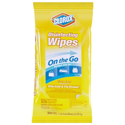 Clorox Disinfecting Surface Wipes To Go Pack