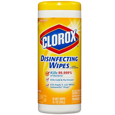 Clorox Surface Disinfecting Wipes 35 Tub