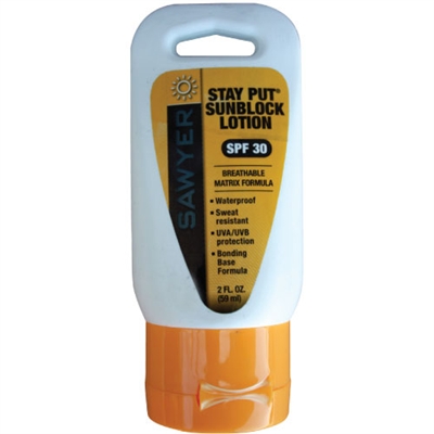 Stay Put Sunblock Lotion - SPF 30