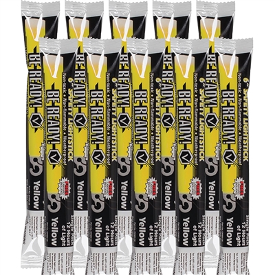 Light Stick 12 Hour Yellow 10 Pack