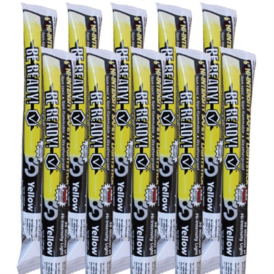 Light Stick 30 Minute High Intensity Yellow 10 Pack