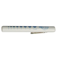 Disposable Penlight with pupil gauge