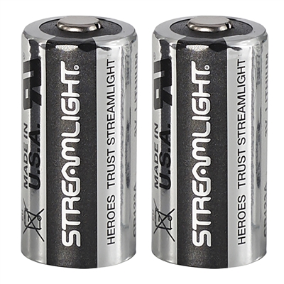 Streamlight 123 Lithium Batteries 2 Pack