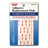 Thumb Lock Replacement Adhesive Pads - 1" x 2" - 18-Pack