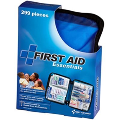 First Aid Only 299 Piece All-Purpose Kit, Soft Case, Clear Plastic Liner in Case