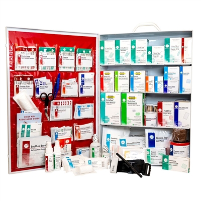 This class B meal cabinet is filled with all the products that you'll need for an emergency at home or work.