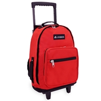 Backpack with Wheels - Red & Black