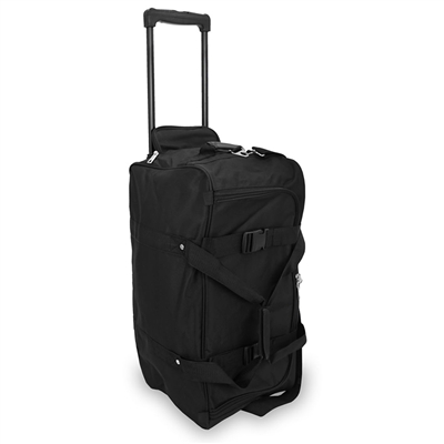 36 in Wheeled Duffel Bag - Black