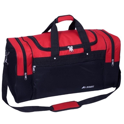 Basics Large Duffel Bag, Red