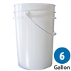 6 Gallon Plastic Pail