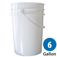 6 Gallon Plastic Pail