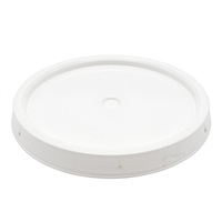 White Tear-Tab Gasketless Plastic Pail Lid