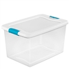 Clear Latching Storage Box - 64 Quart