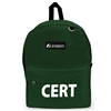 Purchase a CERT Backpack. A CERT backpack is big enough to hold all your gear for camping or hiking